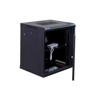 0.8m Deep 19 Inch Wall Mounted or Floor Standing Dual purpose Server Rack SPCC Cold rolled Steel Standard Model Network Cabinet
