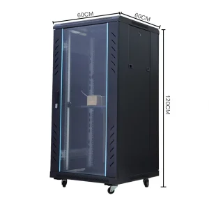 1.2 Meter Wall-Mounted 19-Inch Server Cabinet 1200*600*600mm Powder-Coated SPCC Steel Data Center Cabinet