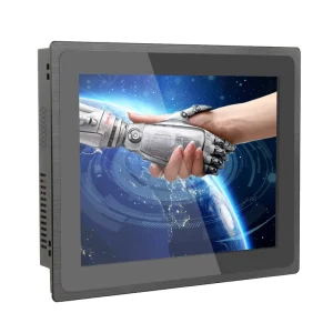 10/12 Inch IP65 Waterproof Embedded Resistive Touch Screen Monitor All-in-One Industrial Panel PC