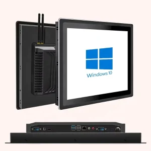 10 12.1 15.6 Inch Android Windows 10 Industrial Panel PC with Capacitive Touch and USB Port for CNC Machine