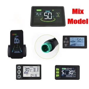 10-Piece Electric Bicycle Speedometer Display Computer Set
