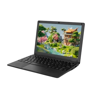 10.1 Inch Android 12 Quad-Core Student Laptop 2GB RAM 64GB eMMC IPS Panel English Keyboard