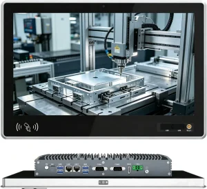 10.1 Inch Fanless Industrial Panel PC IP65 All in One Touch Computer 1280×800 Windows 10 Pro with Camera