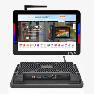 10.1 Pcap All in Ones PC Core Desktop Mini Industrial Computer with Capacitive Touch Panel