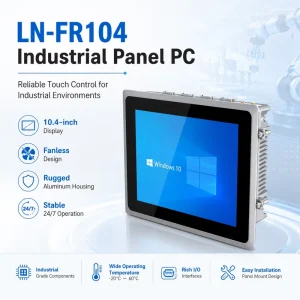 10.4 Inch Commercial Touch Screen Computer Dual LAN COM USB for Self Service Kiosk OEM ODM Custom Touch Screen All in One Pc
