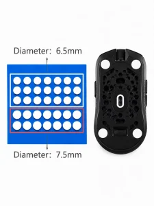 100% PTFE Gaming Mouse Skates Replacement Feet for S2-C Wired Gaming Mouse