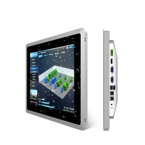 1024*768 4 3 DDR3 4GB SSD 128GB All in One Industrial Panel Pc Computer Embedded Ip65 15 Inch Touch Panel Pc