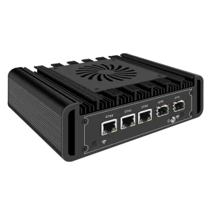 10Gb SFP+ Mini Server GT3L2F N300 Intel N300 8 Core 8 Thread 3×2.5GbE RJ45 Industrial Cybersecurity Appliance Win