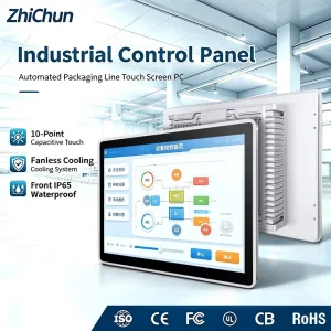 12 13.3 15 15.6 17 18.5 19 21.5 Inch Industrial GFF Capacities LCD Panel Display Monitor Mount All in One Computer Touch PC