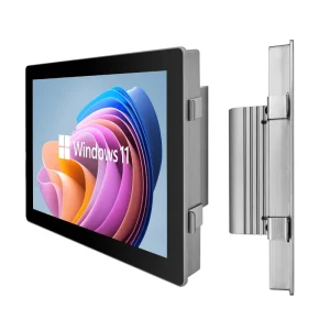12.1 Inch Fanless Industrial PC Integrated Front Panel IP65 Capacitive Touchscreen I3 I5 I7 Embedded Panel PC