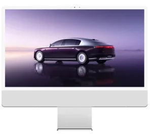 12mm Slim All-in-One Desktop Computer I5-12450H 8 Cores Fingerprint Reader LPDDR5 NVMe SSD AIO03 Office Workstation