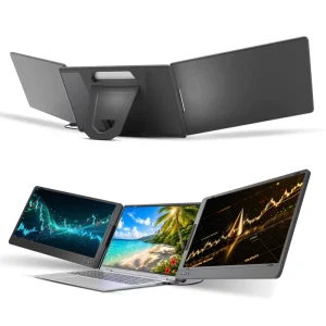 14 Inch Instant Dual Screen Setup *1080P Portable Monitor 1 Cable Connect Screens Type C USB A Connect Gaming Laptop