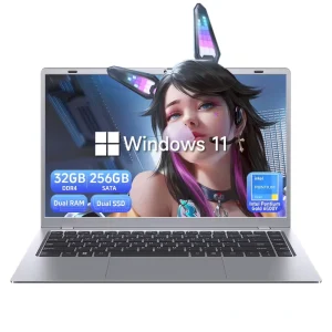 14 Inch Intel Pentium Gold 6500Y Laptop 32GB RAM 256GB SSD Windows 11 Pro Student Computer