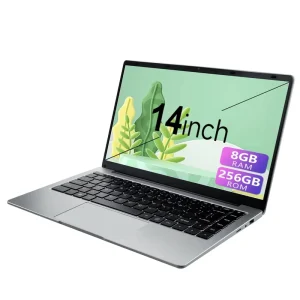 14 Inch Slim Laptop Intel Celeron N4500 8GB RAM 256GB SSD English Keyboard Work Laptop Computer with US Plug