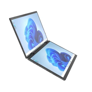 14-inch 2-in-1 Dual-Touchscreen Handheld PC Intel N100 4-Core Processor Windows 11 IPS Display Business Laptop