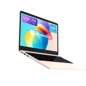 14.1 Inch N95 Business Laptop Windows 11 Quad-Core 8GB RAM 1TB SSD IPS Display Cooling Fan UHD Graphics