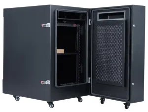 14U Soundproof Server Rack 19 inch Network Server Rack Floor Standing Server Rack