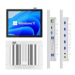 15 15.6 17 18.5 19 21.5 21.6 23.6 Inch Industrial All in One Touch Panel PC Silver Housing Embedded Installation Fully Enclosed