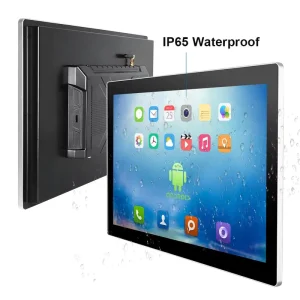 15 Inch 3mm Bezel Industrial Android Panel PC A64 RK3568 RK3399 RK3588 Integrated Capacitive All-in-One VESA 32GB SSD