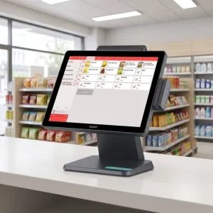 15 Inch All in One Touch Screen Pos System Windows PC POS Terminal Cash Register Machine for Retail Shop Restaurant