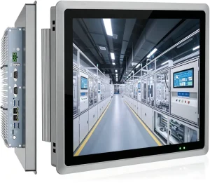 15 Inch Fanless IP65 Industrial Panel PC Touchscreen Monitor All-in-One Embedded Computer for Factory Automation Kiosk