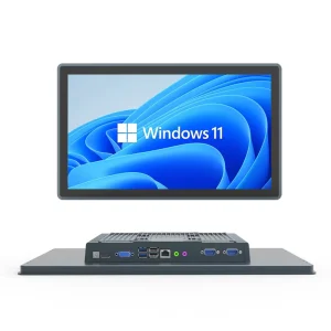 15.6 18.5 21.5 Inch All in One Touch Screen Panel PC IP65 PCAP Fanless J4125 i5 i7 Linux Windows Industrial Computer