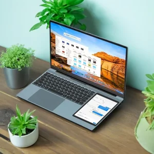 15.6″ +7″ IPS Brand New Business Laptop 16GB RAM 128 256 512GB 1TB SSD Notebook Computer Dual Screen Laptop