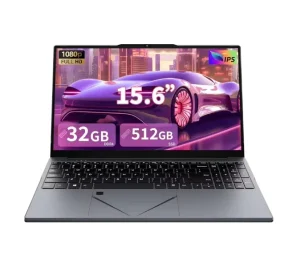 15.6″ Gaming Laptop AMD Ryzen R5 R7 Laptop 32GB DDR4 RAM 512GB NVMe SSD Portable Notebook Laptop