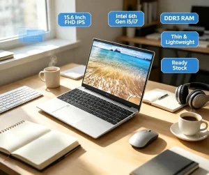 15.6 Inch 6th Generation Intel i5 i7 Laptop DDR3 SSD 1920*1080 IPS Thin Student Business OEM