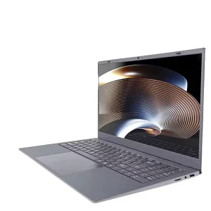 15.6 Inch Business Laptop Intel N5095 Quad Core 16GB DDR4 RAM 256GB SSD Fingerprint Access Windows 11 Used