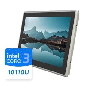 15.6 Inch Heavy-Duty Fanless Industrial Panel PC with i3-10110U, Windows 10/11, Linux, Ubuntu