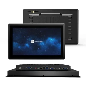 15.6 Inch Industrial All-in-One Capacitive Touch Screen Fanless Fully Enclosed Panel-Mount Embedded Computer