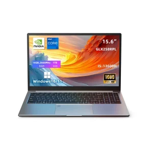 15.6 Inch Intel Core i5-13600H Laptop Iris Xe Graphics Backlit Keyboard Business Office Laptop