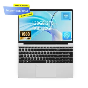 15.6 Inch Intel N95 Business Laptop 16GB DDR4 RAM 1TB SSD IPS Display Windows 11 English Keyboard