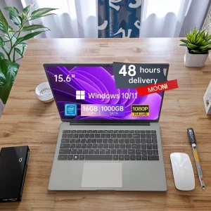 15.6 Inch Ordinateur Brand New Intel N5095 Portable Laptop with 16 GB RAM 1TB SSD Windows 11 for Office & Business