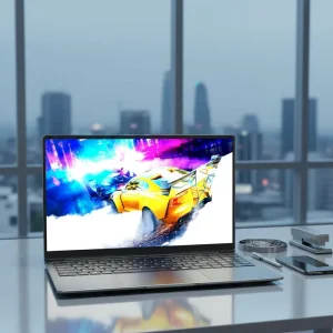 15.6 Inch Portable IPS Monitor Custom Logo with 12G RAM and Intel Celeron N95 Win 11 Compatible for School Laptop