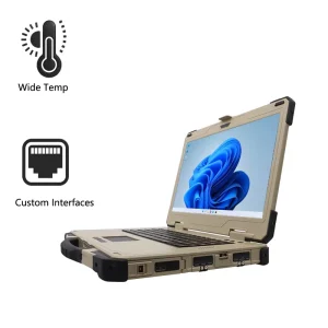 15.6 Inch Rugged Lap IP65 Waterproof Dustproof Industrial Notebook I9 13900HK RTX 4050 6GB Shockproof Business Computer
