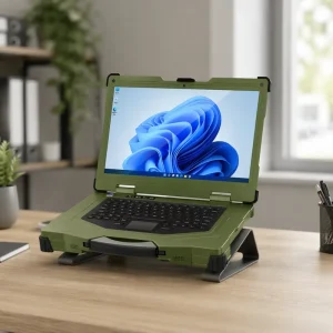 15.6 Inch Single Screen Reinforced Business Laptop Intelligent 3 Proof Portable Notebook for Multi Domain Commercial Working Use