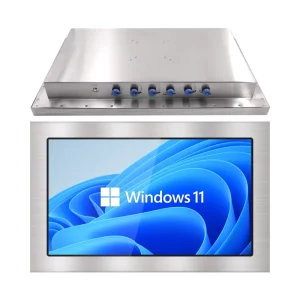 15.6 Inch Stainless Steel Waterproof All in One Industrial PC Touch Screen Display Fanless Embedded Industrial Touch Panel Pc