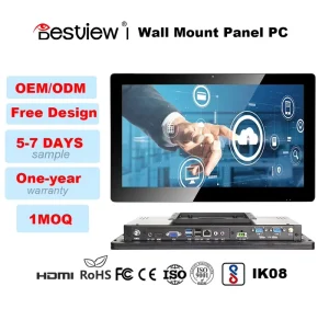 15.6″ Industrial Touch Panel Pc Customized Service Industrial Computer Touch Screen All in One Pc