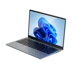 15.6-inch Ultra-Slim Laptop with Intel N95, FHD IPS Display, Fingerprint Unlock, USB-C, EU Plug, Business PC
