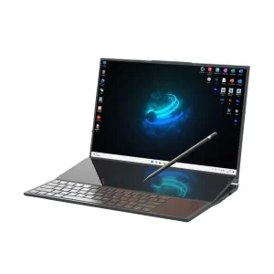 16 Inch +14 Inch Dual Screen IPS Double Screen I7 Gaming Notebook Computer Core 32GB Touch Dual Screen Convertible Laptop