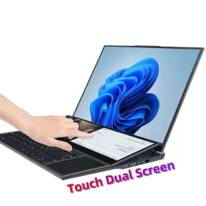 16 Inch + 14 Inch Dual Touch Screen Laptop 64GB RAM Windows 11 Pro Intel Core i7 9th Gen i7-9750H