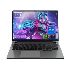 16 Inches Intel 13th Gen I7 13620H 4.7GHz RTX 3060 6G RAM 8GB 32GB ROM 256GB 1TB SSD PC Gaming Laptop 144Hz UK English Plugs
