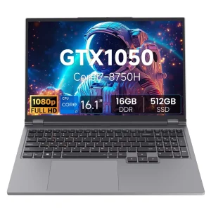 16.1 Inch GDDR5 Gaming Laptop Intel I7 8750H 6 Core 2.2GHz GTX 1050 Win 11 Pro SSD 60Hz 16 10 1920×1200 Display English OEM