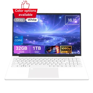 16.1″ Intel Core i7-1060NG7 Business Laptop Windows 11 16GB RAM 512GB SSD IPS 1920×1200 16:10 English Keyboard