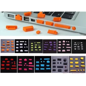 16PCS Universal Anti Dustproof Notebook Port Plug Silicone Protector USB Elastic Laptop Computer Accessories Cover Stopper
