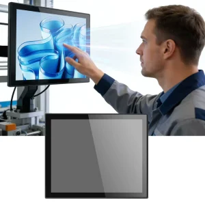 17″ Industrial Open Frame Touch Screen Monitor Embedded Panel PC i3/i5/i7 4-8GB RAM 64-128GB SSD Wall Mount