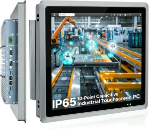 17″ Industrial Panel PC IP65 Touchscreen Fanless All in One Computer