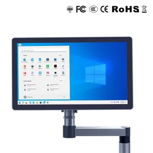 18.5 inch Ultra Thin Industrial Touch Screen PC Windows 10 Linux SSD DDR3 Dual Core All in One PC